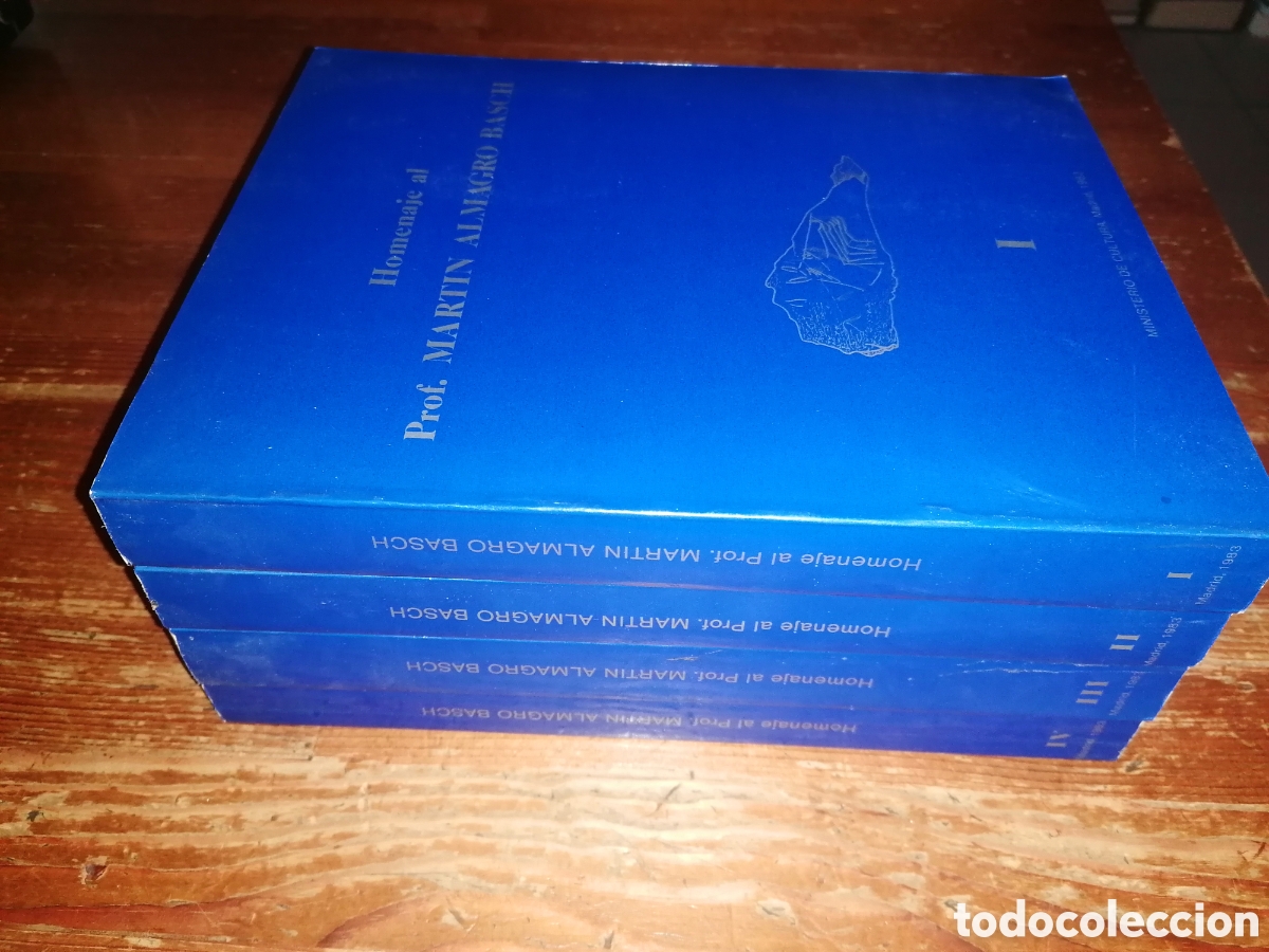 Libros de segunda mano: HOMENAJE AL PROFESOR MART&Iacute;N ALMAGRO BASCH. 4 TOMOS ( OBRA COMPLETA ) - Foto 2