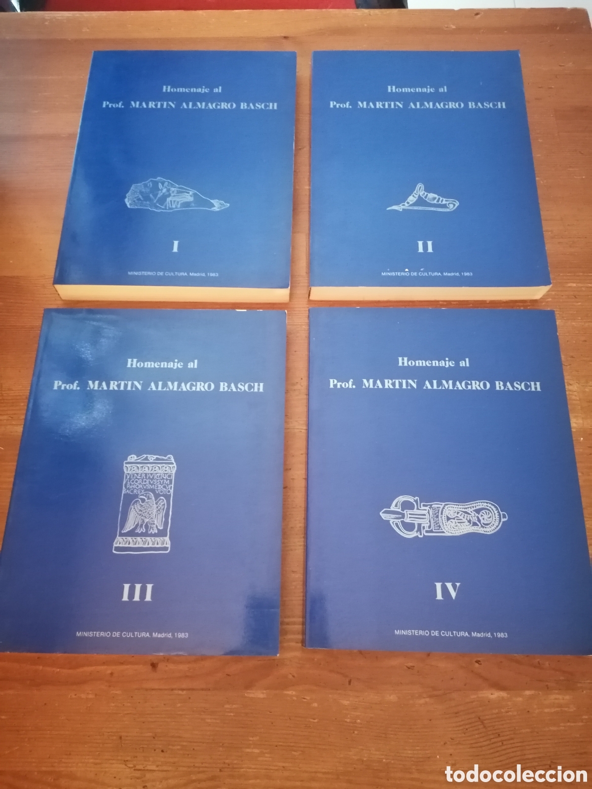 Libros de segunda mano: HOMENAJE AL PROFESOR MART&Iacute;N ALMAGRO BASCH. 4 TOMOS ( OBRA COMPLETA ) - Foto 4