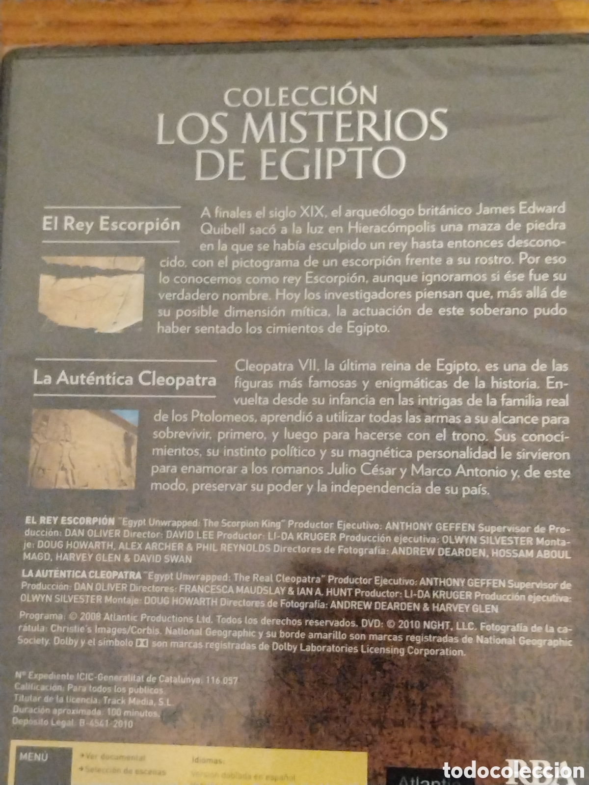 Libros de segunda mano: Los misterios de Egipto. Dos DVDs - Foto 2