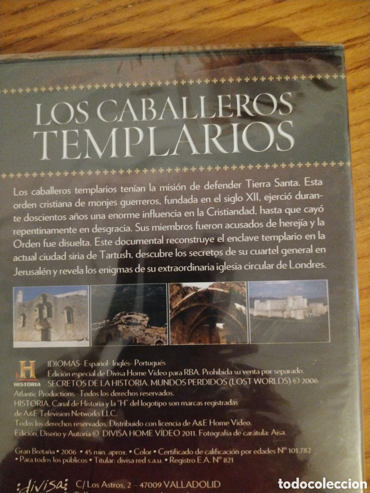 Libros de segunda mano: Los caballeros templarios. DVD - Foto 2