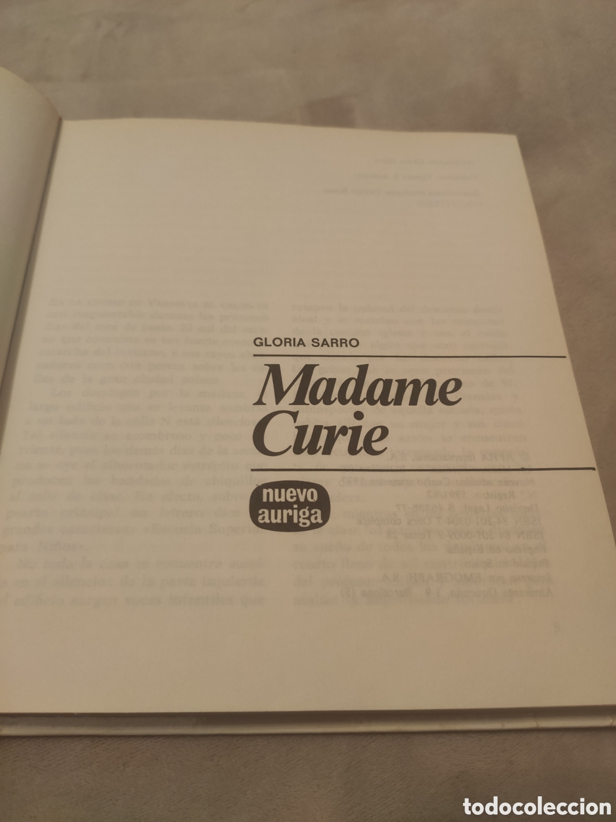 Libros de segunda mano: Madame Curie. A&ntilde;o 1977 - Foto 4