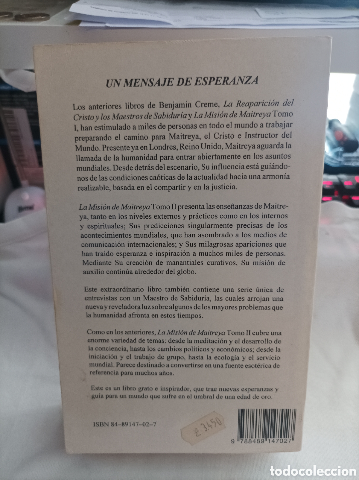 Libros de segunda mano: La misi&oacute;n de maitreya-tomo II-Benjam&iacute;n creme - Foto 2