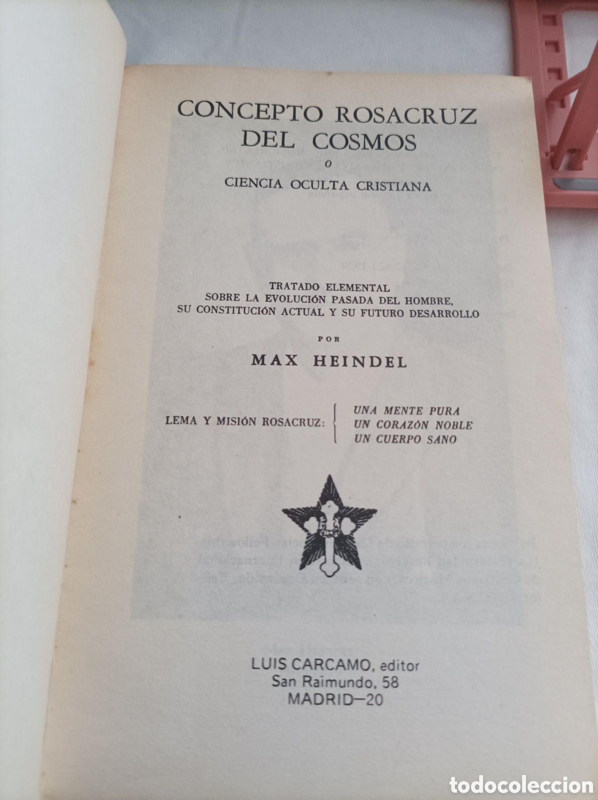 Libros de segunda mano: Concepto rosacruz del cosmos Max heindel - Foto 4