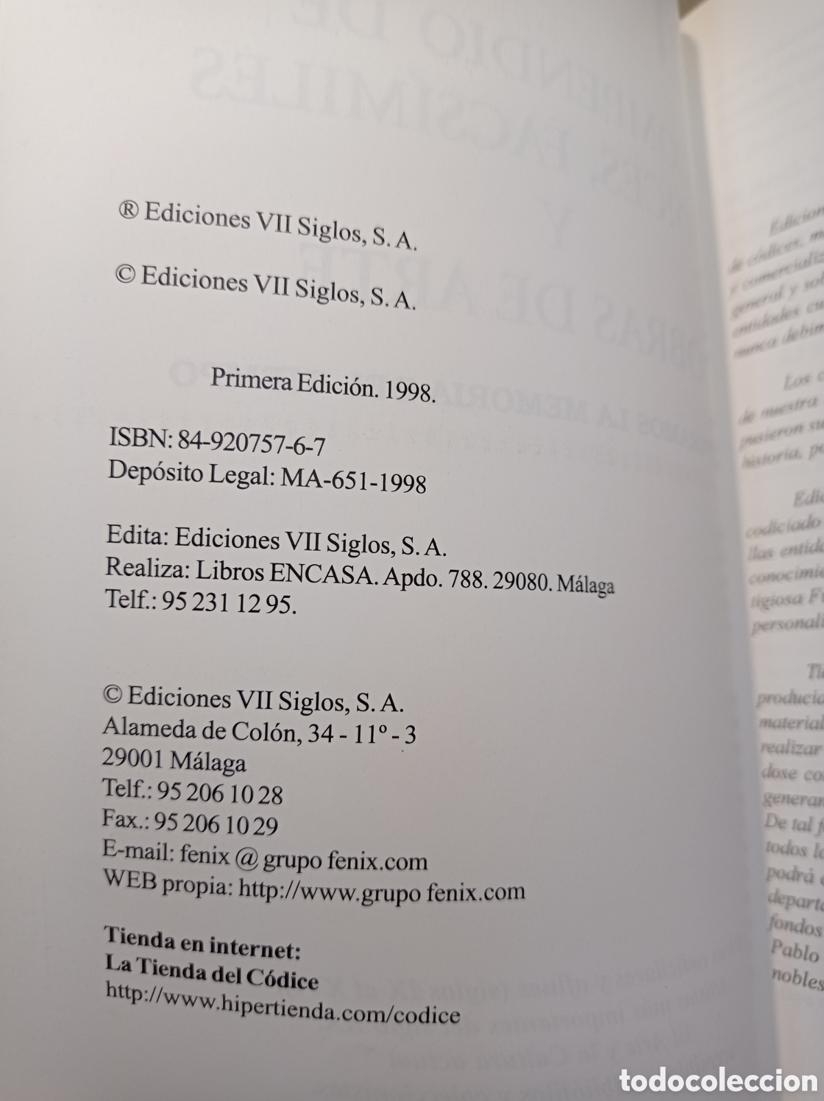 Libros de segunda mano: COMPENDIO DE C&Oacute;DICES, FACS&Iacute;MILES Y OBRAS DE ARTE - Foto 3