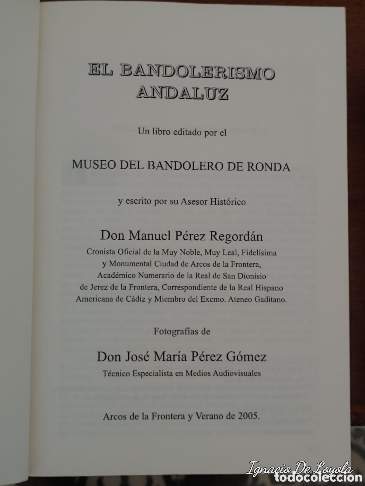 Libros de segunda mano: EL BANDOLERISMO ANDALUZ - Foto 2