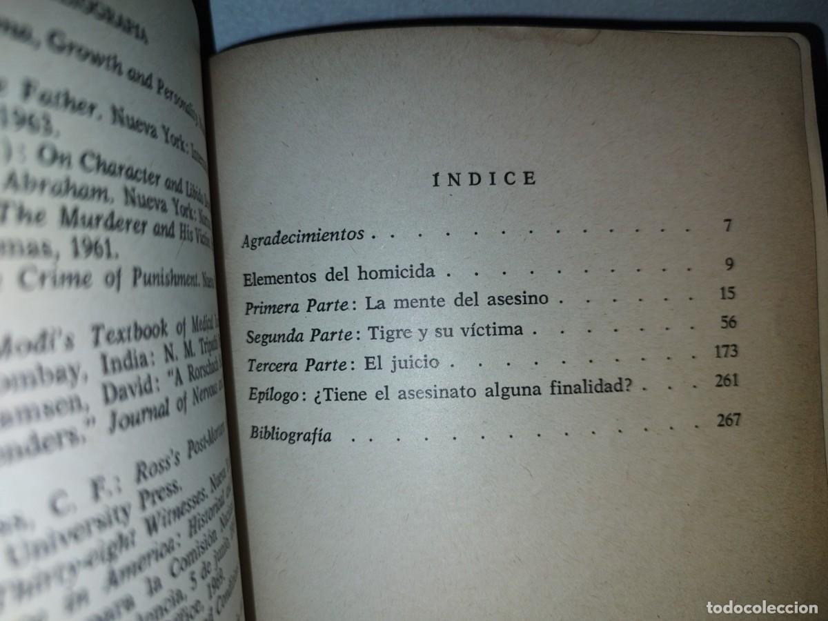 Libros de segunda mano: 183- LA MENTE ASESINA - DAVID ABRAHAMSEN - 1982 - Foto 6