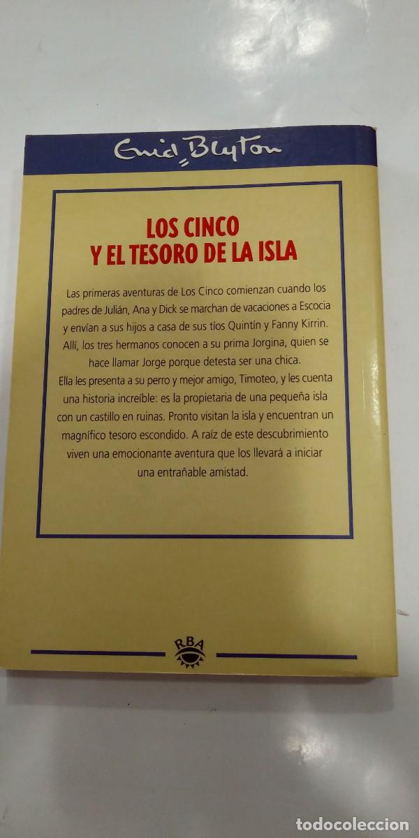 Libros de segunda mano: Los Cinco y el tesoro de la isla Enid Blyton - Foto 2