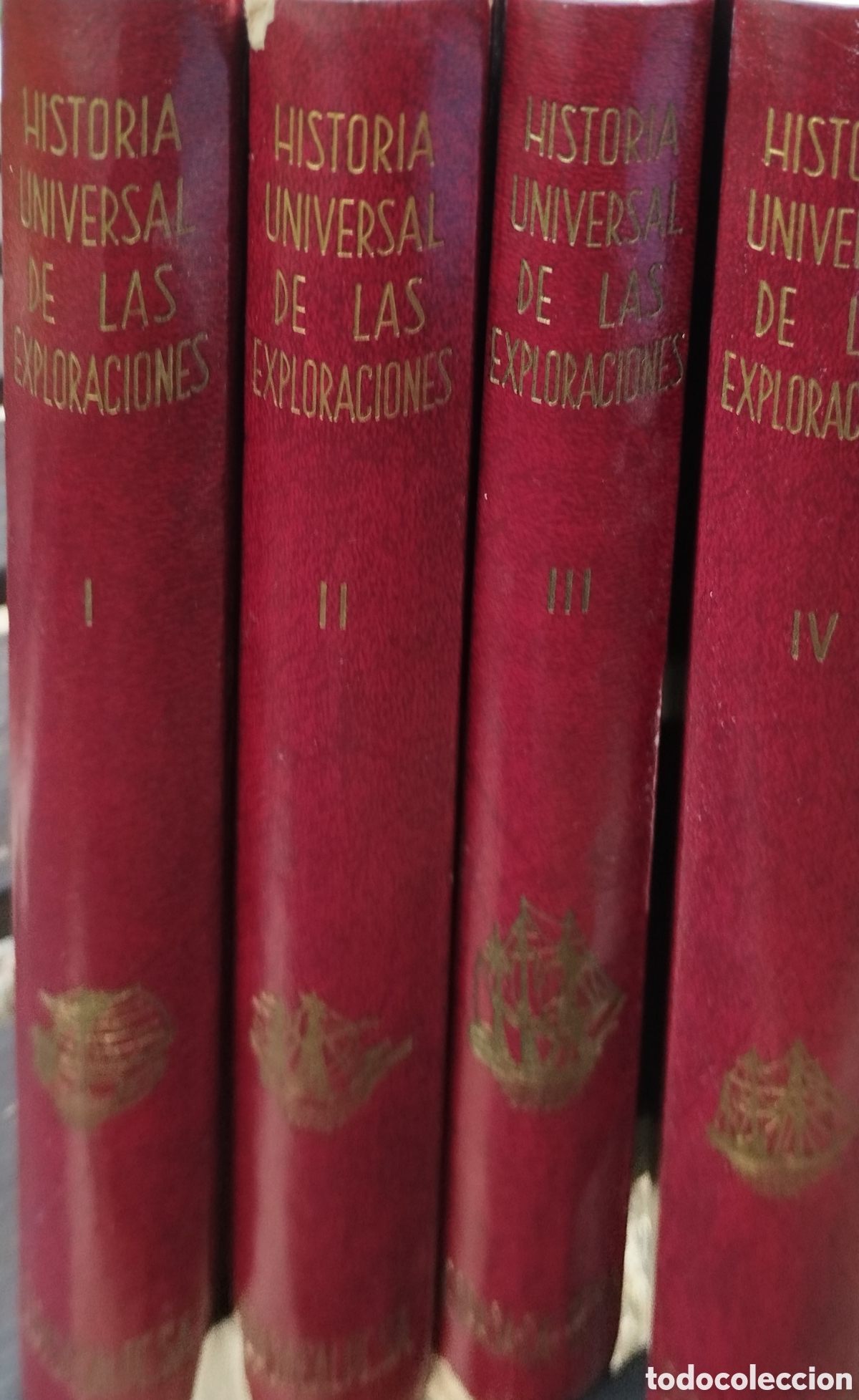 Libros de segunda mano: Historia Universal de las Exploraciones. 4 tomos. Espasa-Calpe. - Foto 4