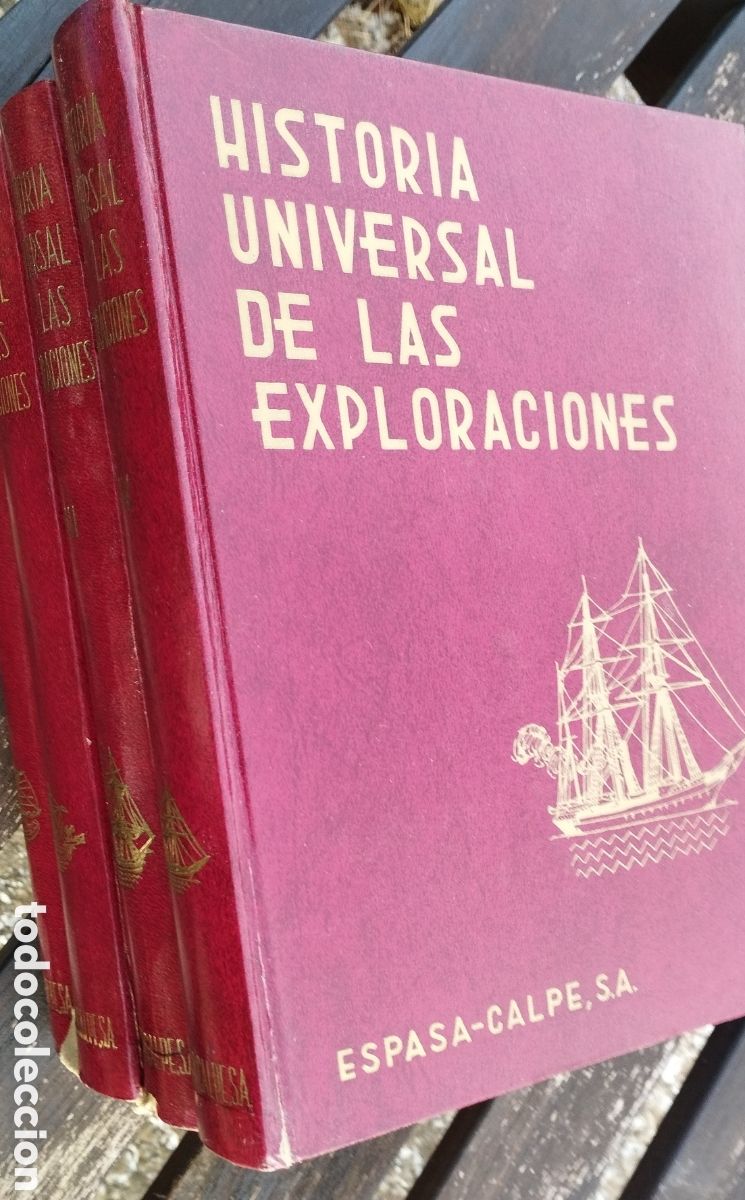 Libros de segunda mano: Historia Universal de las Exploraciones. 4 tomos. Espasa-Calpe. - Foto 5