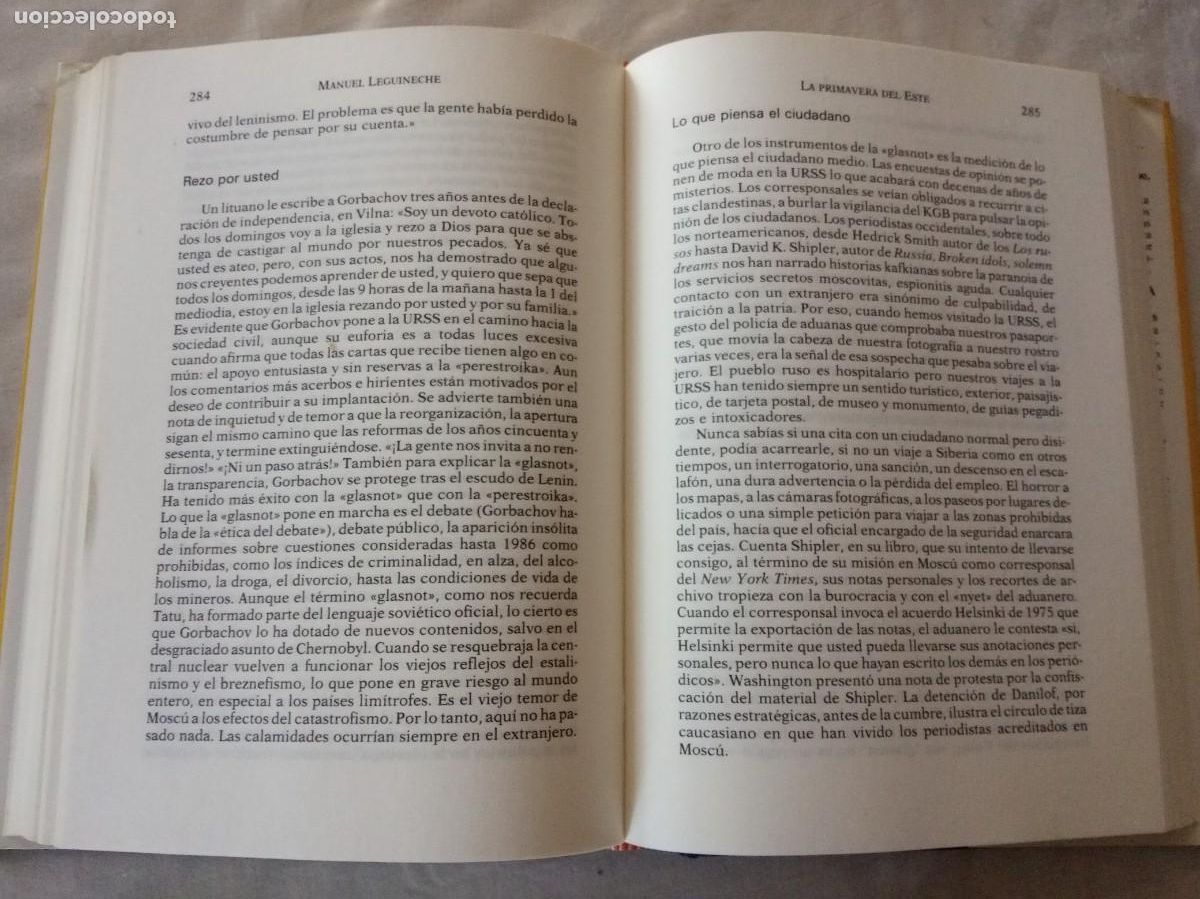 Libros de segunda mano: LA PRIMAVERA DEL ESTE. -MANUEL LEGUINECHE. - Foto 3