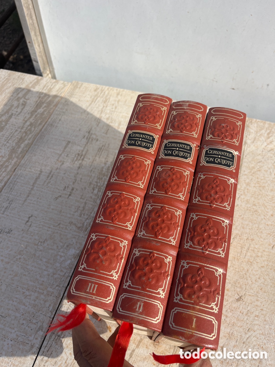 Libros de segunda mano: 3 tomos de DON QUIJOTE DE LA MANCHA - Foto 2