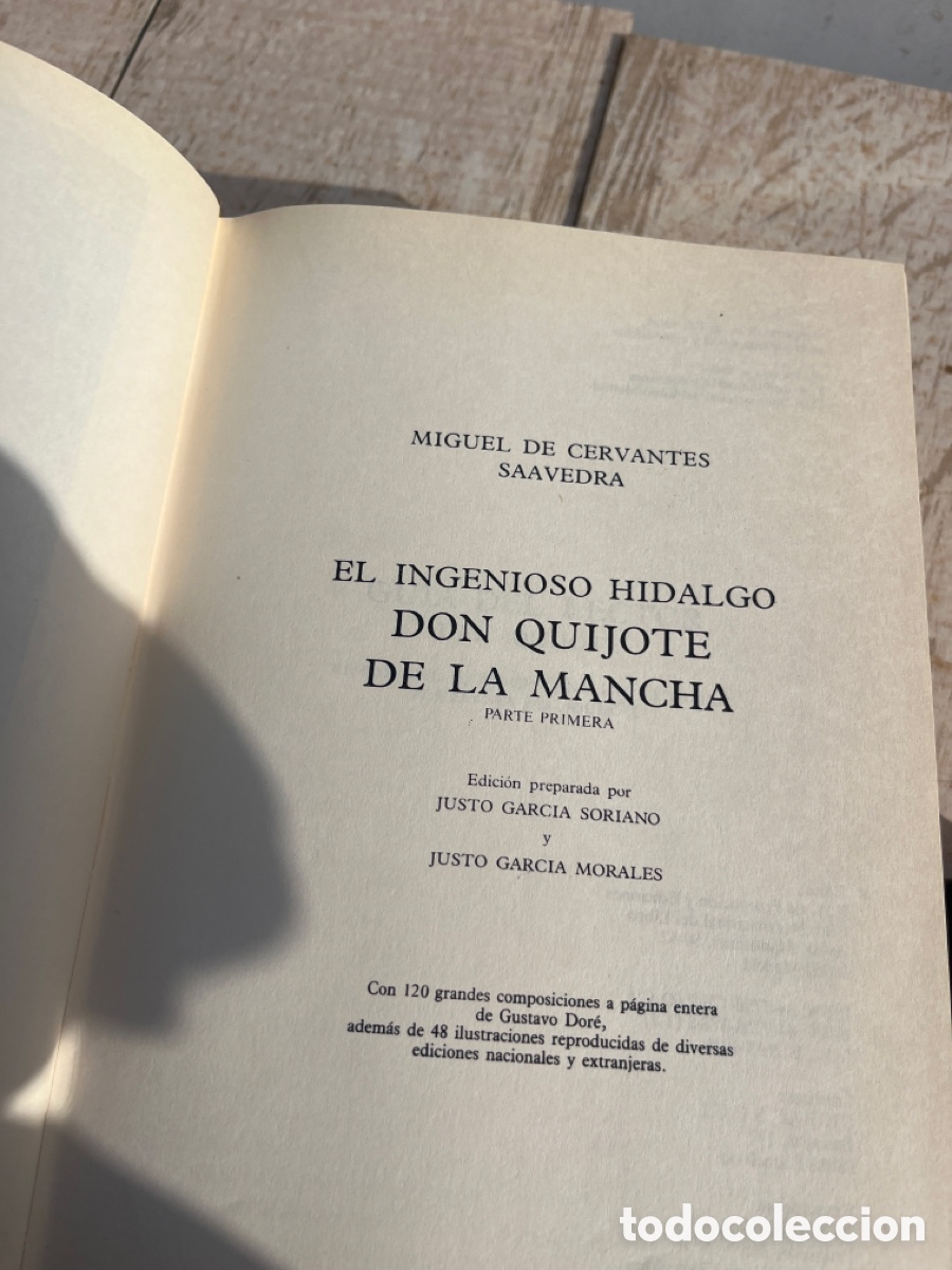 Libros de segunda mano: 3 tomos de DON QUIJOTE DE LA MANCHA - Foto 4