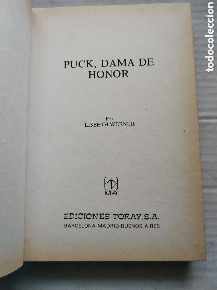 Libros de segunda mano: PUCK DAMA DE HONOR/LISBETH WERNER - Foto 3