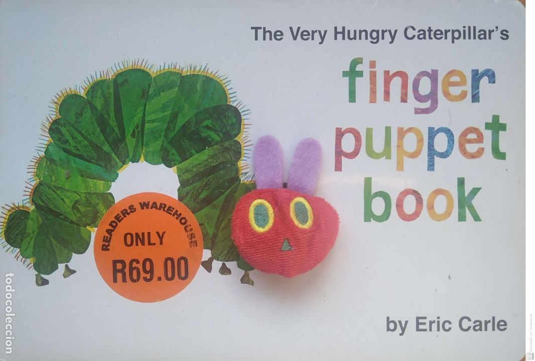 Libros de segunda mano: Finger puppet book por Eric Carle. Editado en ingl&eacute;s. - Foto 1