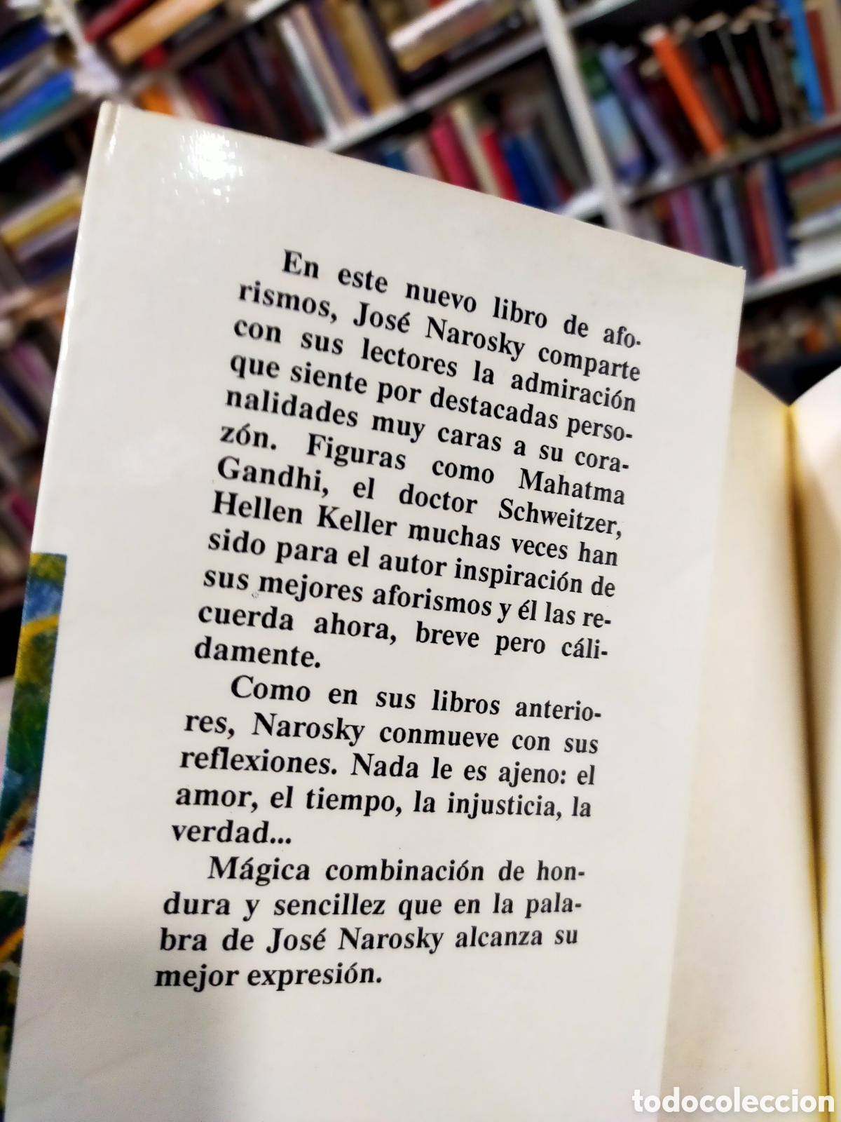 Libros de segunda mano: SENDAS - JOS&Eacute; NAROSKY - AFORISMOS - EDICI&Oacute;N ARGENTINA - Foto 5