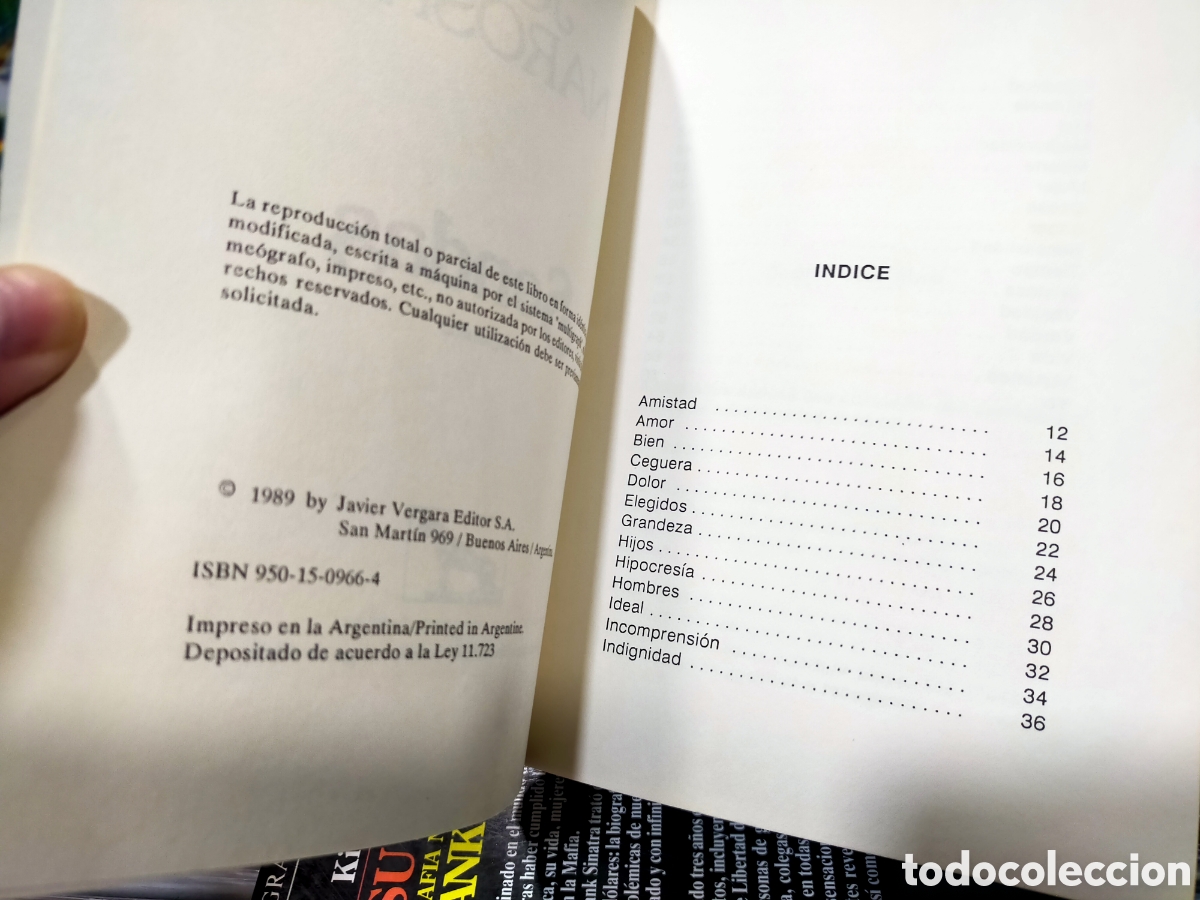 Libros de segunda mano: SENDAS - JOS&Eacute; NAROSKY - AFORISMOS - EDICI&Oacute;N ARGENTINA - Foto 6