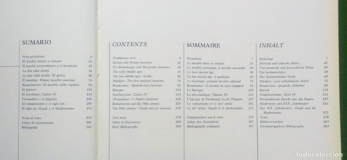 Libros de segunda mano: EL MUEBLE ESPA&Ntilde;OL - FEDUCHI - POL&Iacute;GRAFA 1969 - Foto 2