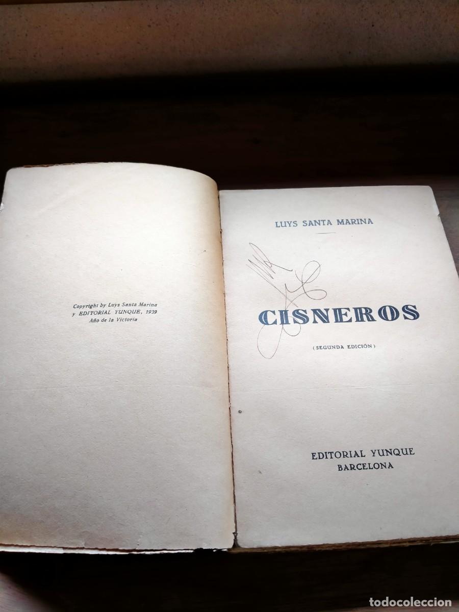 Libros de segunda mano: Cisneros. Luys Santa Marina - Foto 3