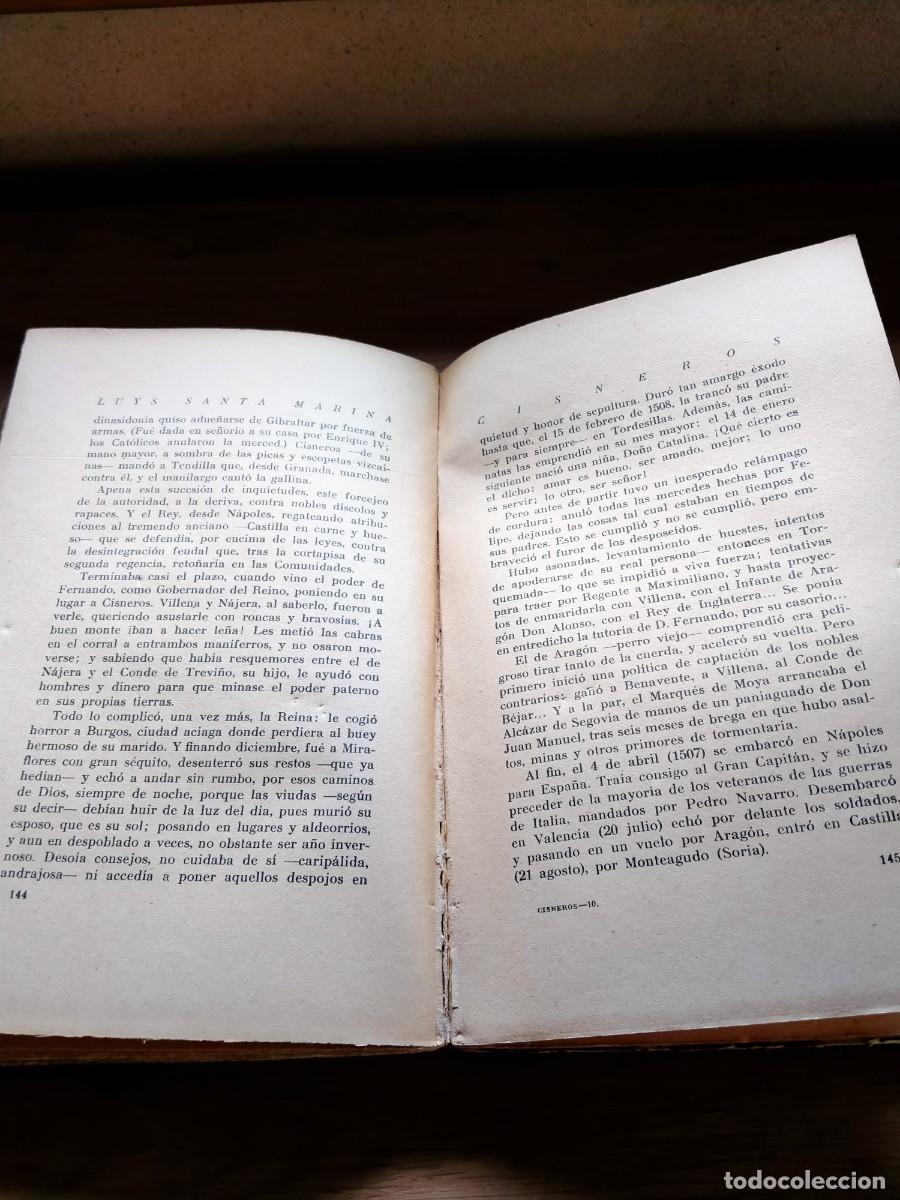 Libros de segunda mano: Cisneros. Luys Santa Marina - Foto 7