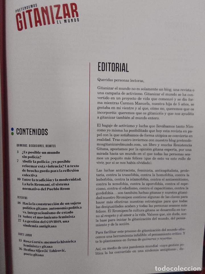 Libros de segunda mano: VV.AA.: Pretendemos gitanizar el mundo (2021) - Foto 2
