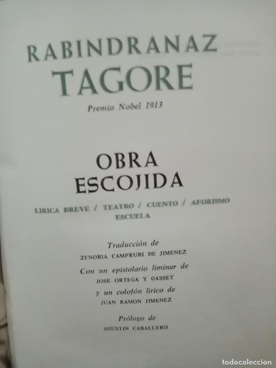 Libros de segunda mano: RABINDRANAZ TAGORE Obra Escojida - Foto 7