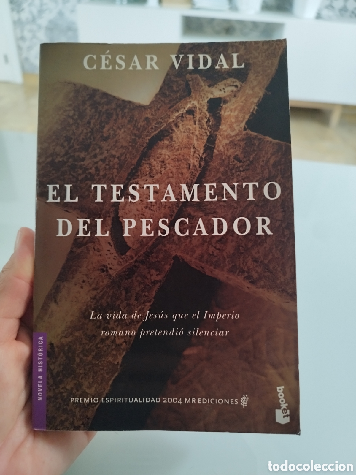 Libros de segunda mano: El testamento del pescador. Cesar Vidal. Mr ediciones. - Foto 1