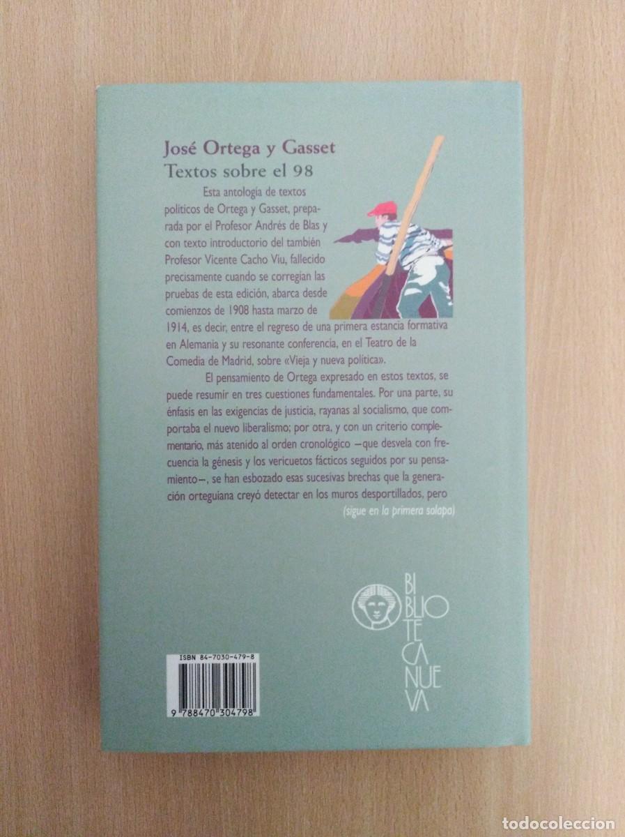 Libros de segunda mano: TEXTOS SOBRE EL 98. Jos&eacute; Ortega y Gasset - Foto 2