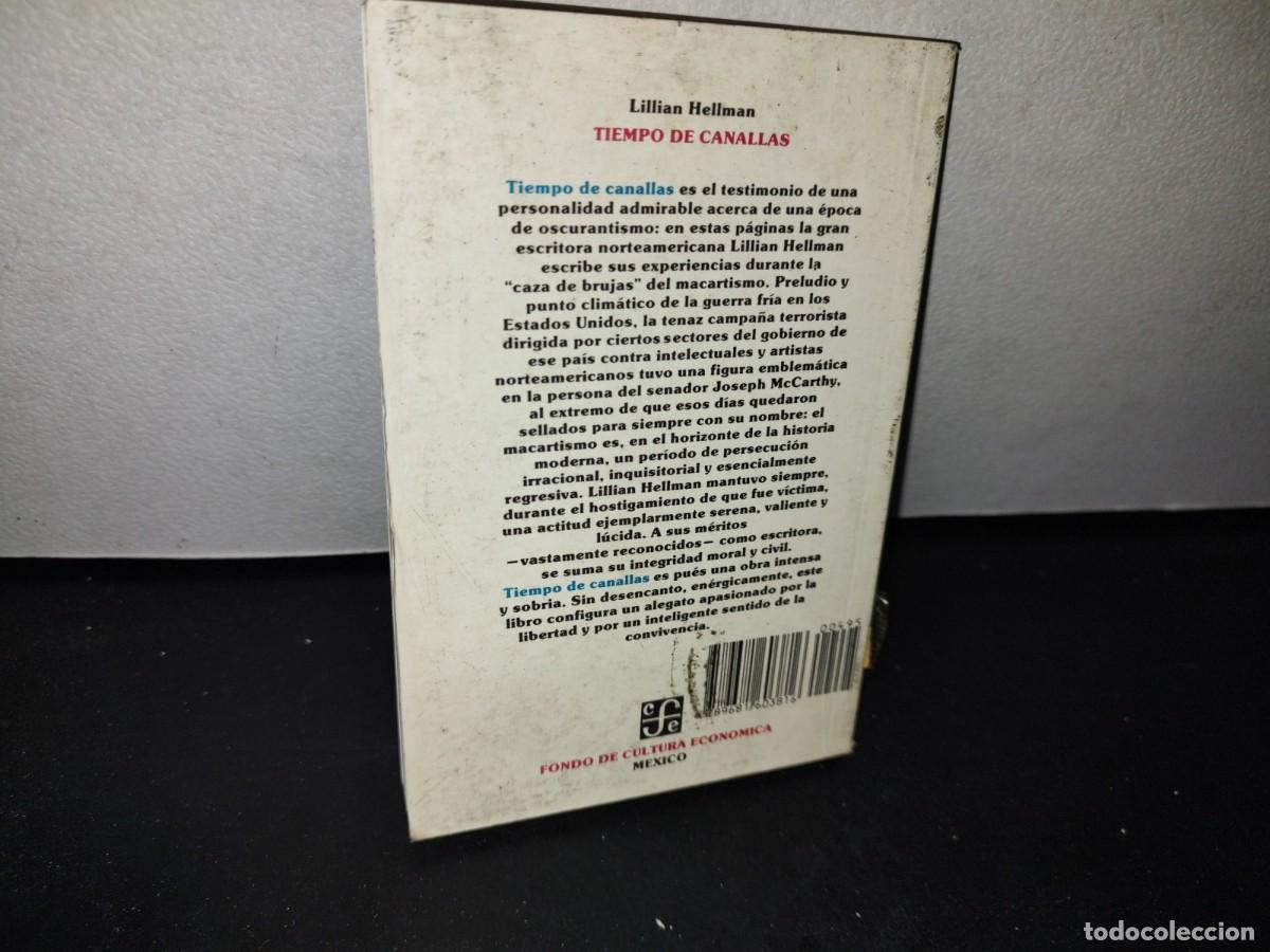 Libros de segunda mano: 184- TIEMPO DE CANALLAS - LILLIAN HELLMAN - Foto 3