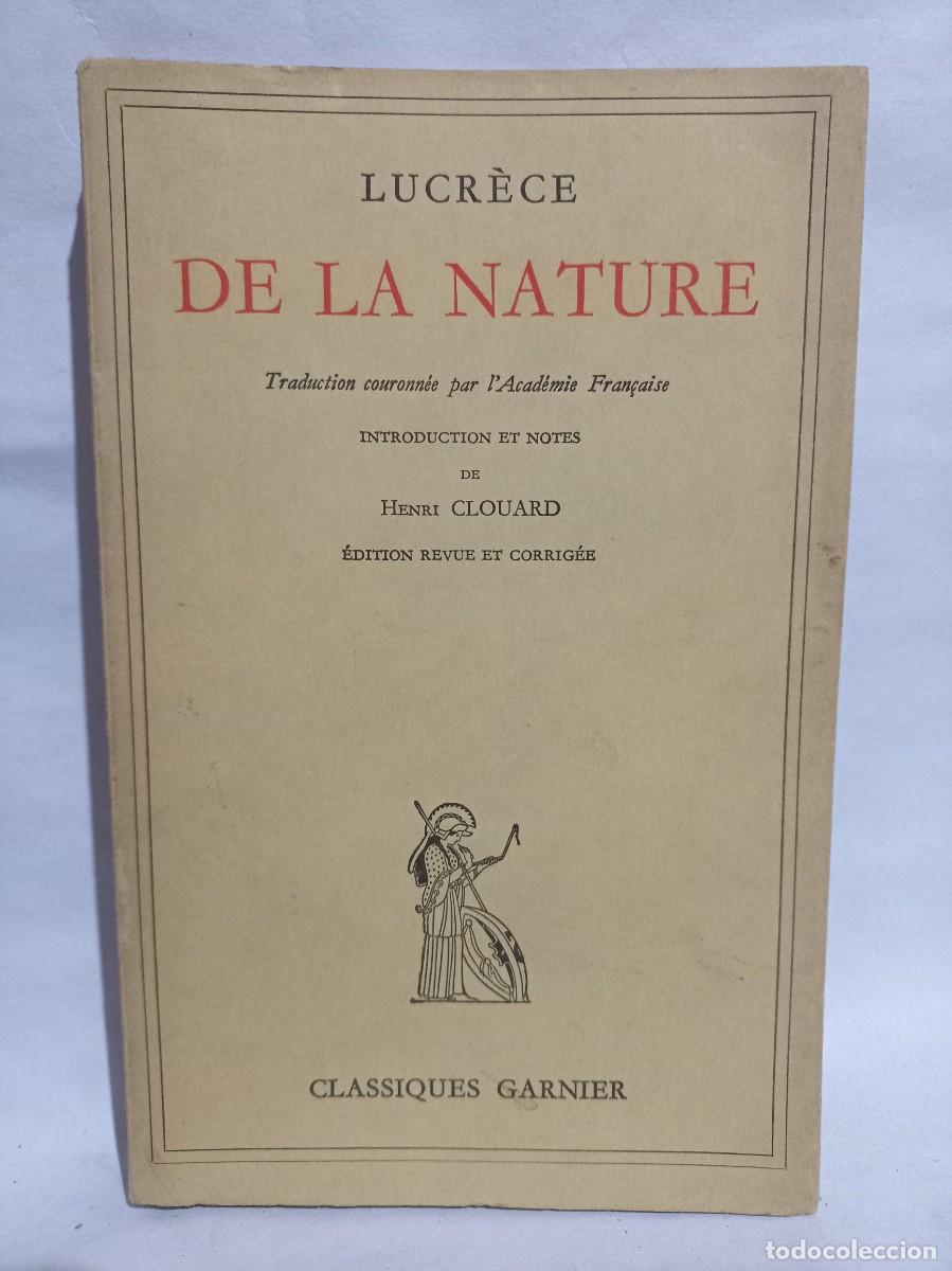 Libros de segunda mano: Lucr&egrave;ce - De la Nature - 1954 - Foto 1