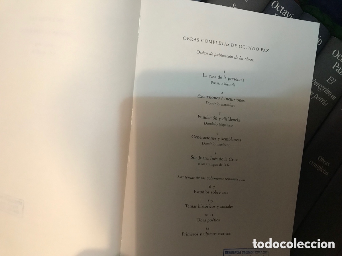 Libros de segunda mano: Obra completa. Octavio Paz. - Foto 6