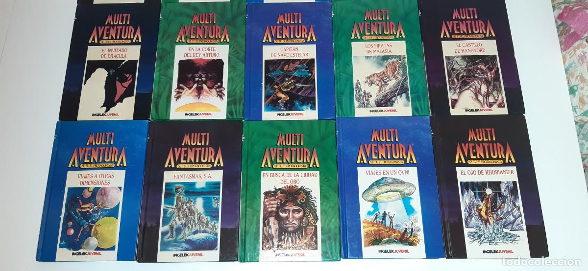 Libros de segunda mano: MULTI AVENTURA 1 al 20. COLECCION COMPLETA. INGELEK. LIBRO JUEGO - Foto 4
