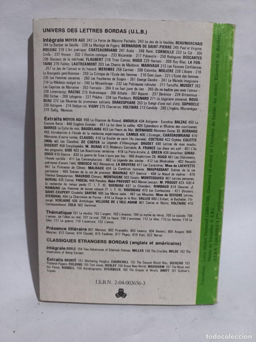 Libros de segunda mano: Descartes - Discours de la M&eacute;thode - 1978 - Foto 3