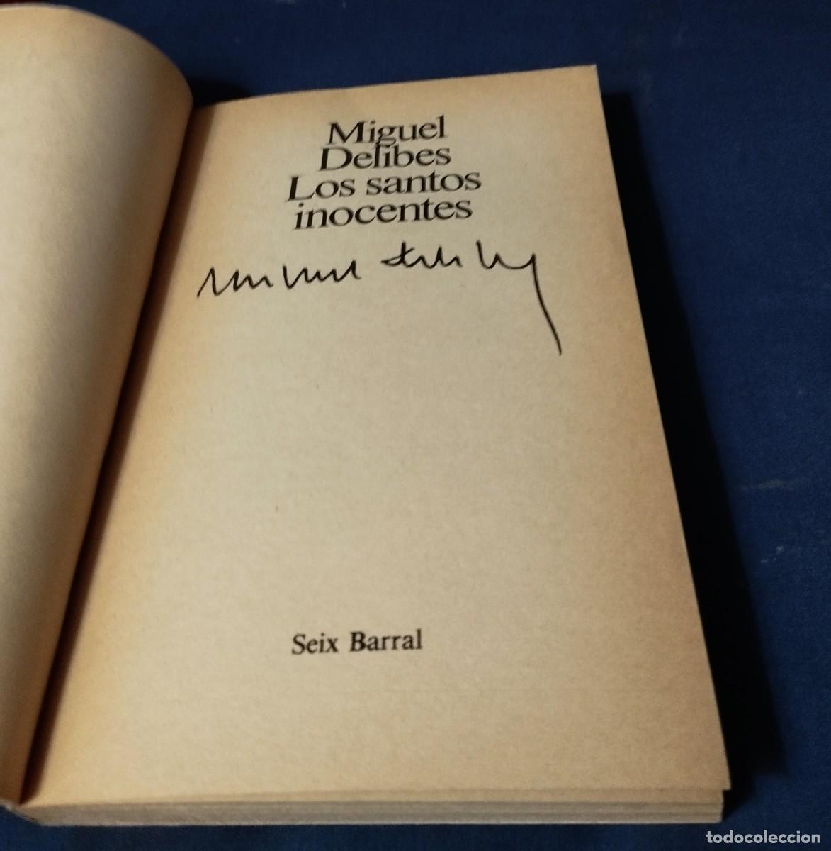 Libros de segunda mano: Libro de Miguel Delibes Los Santos Inocentes - Foto 2