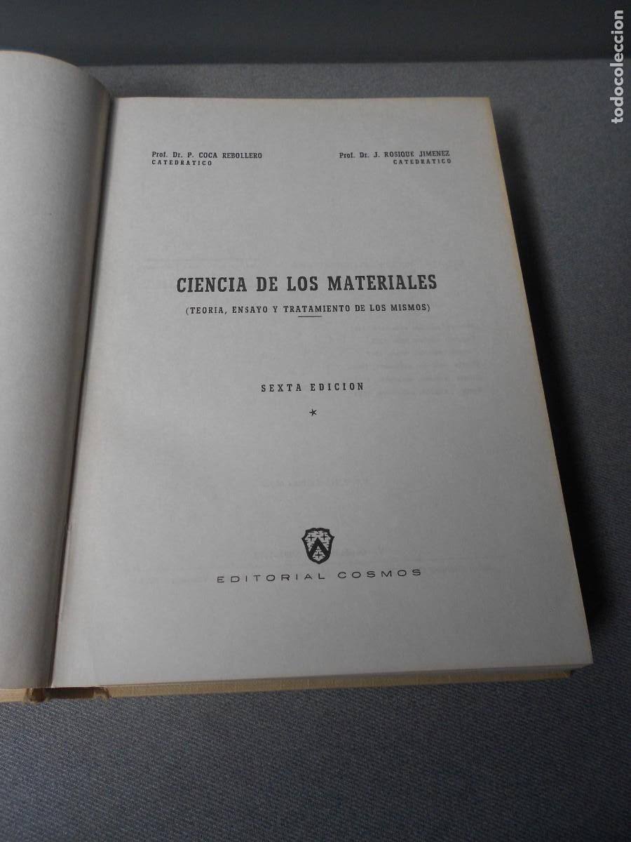 Libros de segunda mano: CIENCIA DE LOS MATERIALES - Foto 2