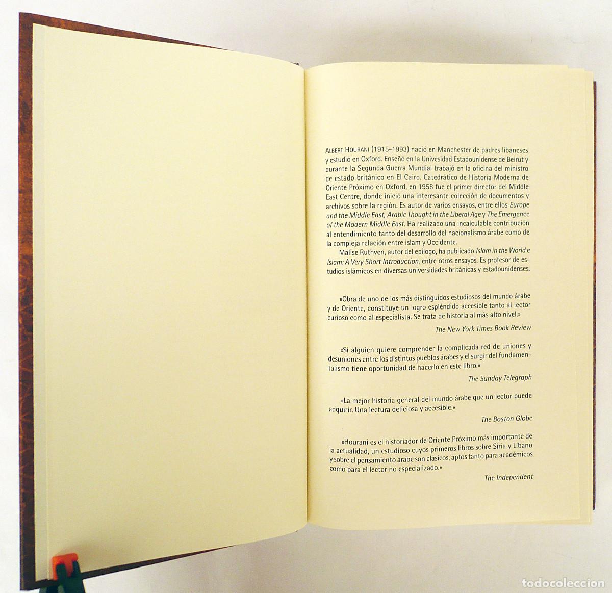 Libros de segunda mano: La historia de los arabes. Albert Hourami. - Foto 2