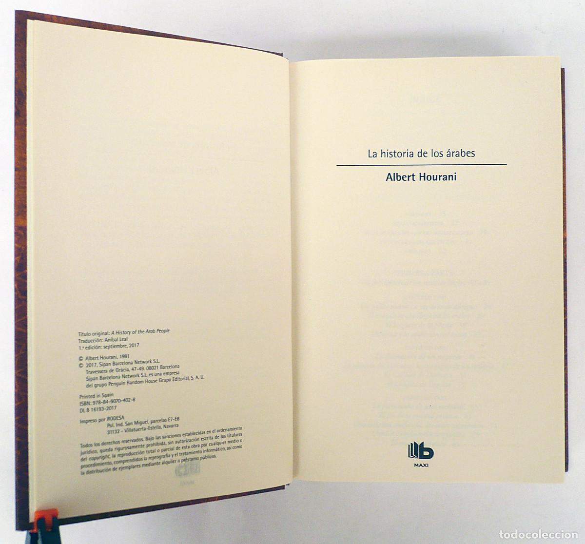 Libros de segunda mano: La historia de los arabes. Albert Hourami. - Foto 3
