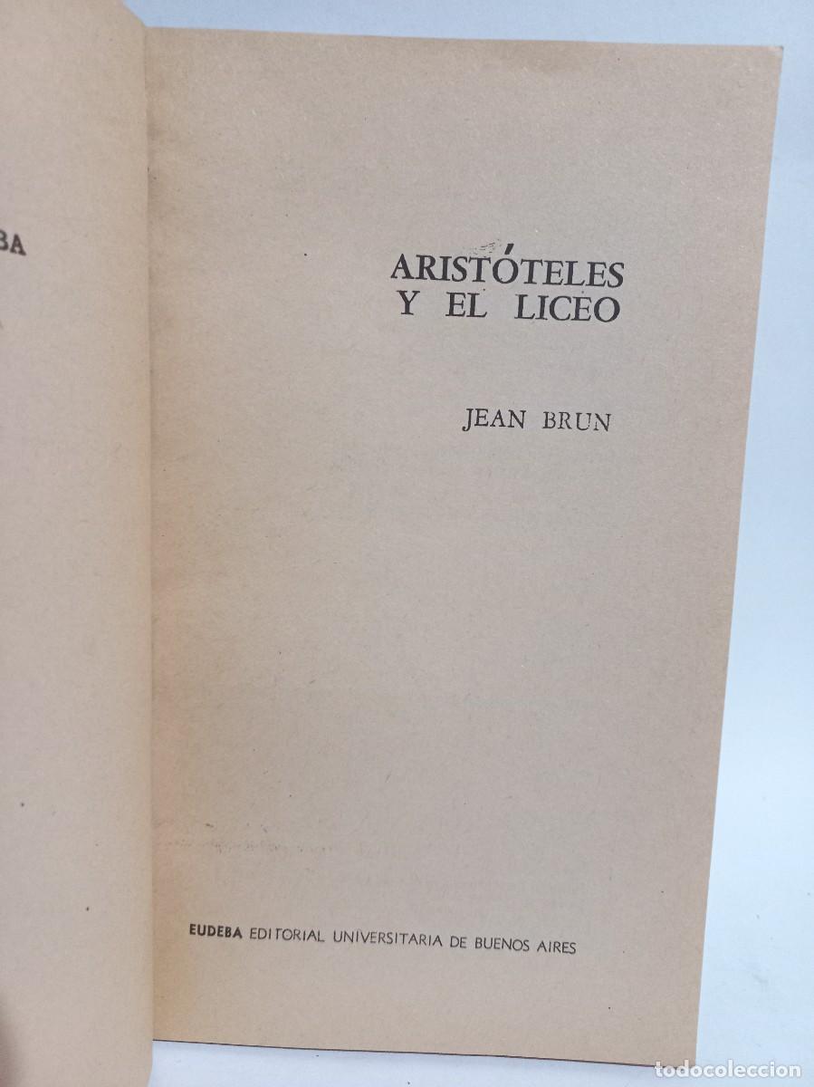 Libros de segunda mano: J. Brun - Arist&oacute;teles y el Liceo - 1970 - Foto 2