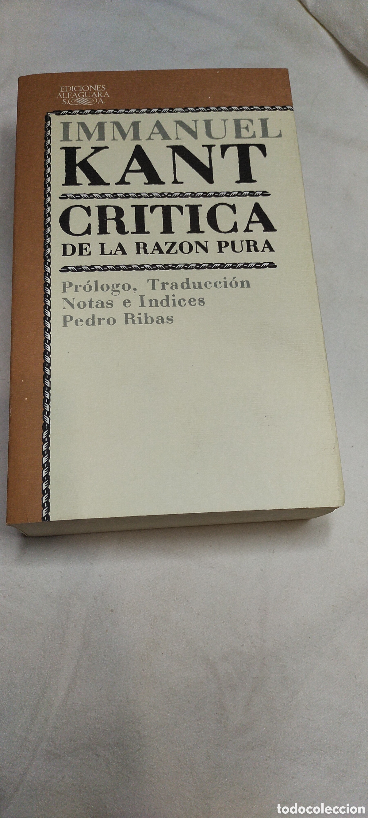 Libros de segunda mano: Cr&iacute;tica de la raz&oacute;n pura Immanuel kant - Foto 1