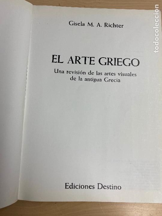 Libros de segunda mano: EL ARTE GRIEGO - GISELA M.A. RICHTER - Foto 3