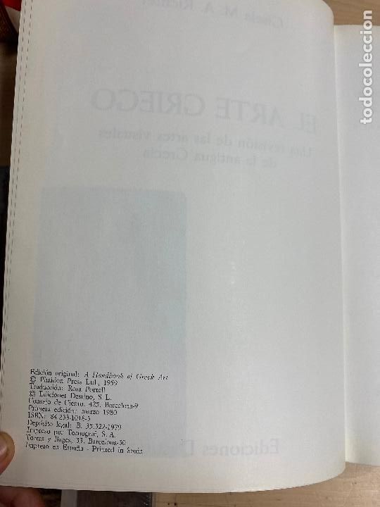 Libros de segunda mano: EL ARTE GRIEGO - GISELA M.A. RICHTER - Foto 4