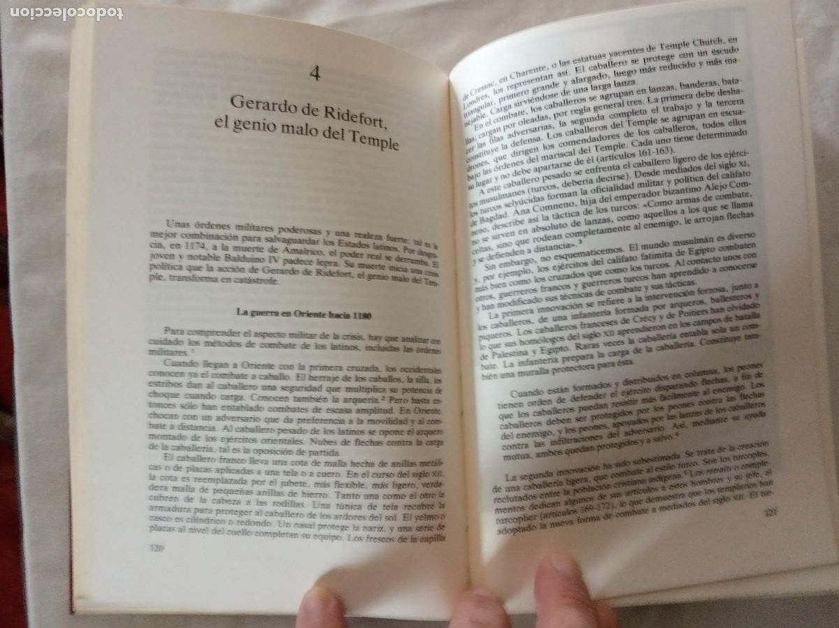 Libros de segunda mano: AUGE Y CA&Iacute;DA DE LOS TEMPLARIOS. - LIBRO ALAIN DEMURGER. - Foto 3