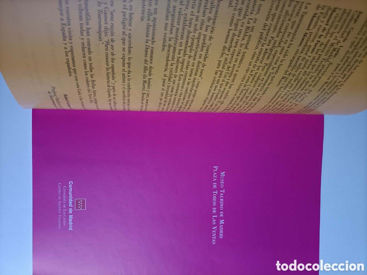 Libros de segunda mano: Museo taurino de Madrid. Plaza de toros de Las - Foto 4