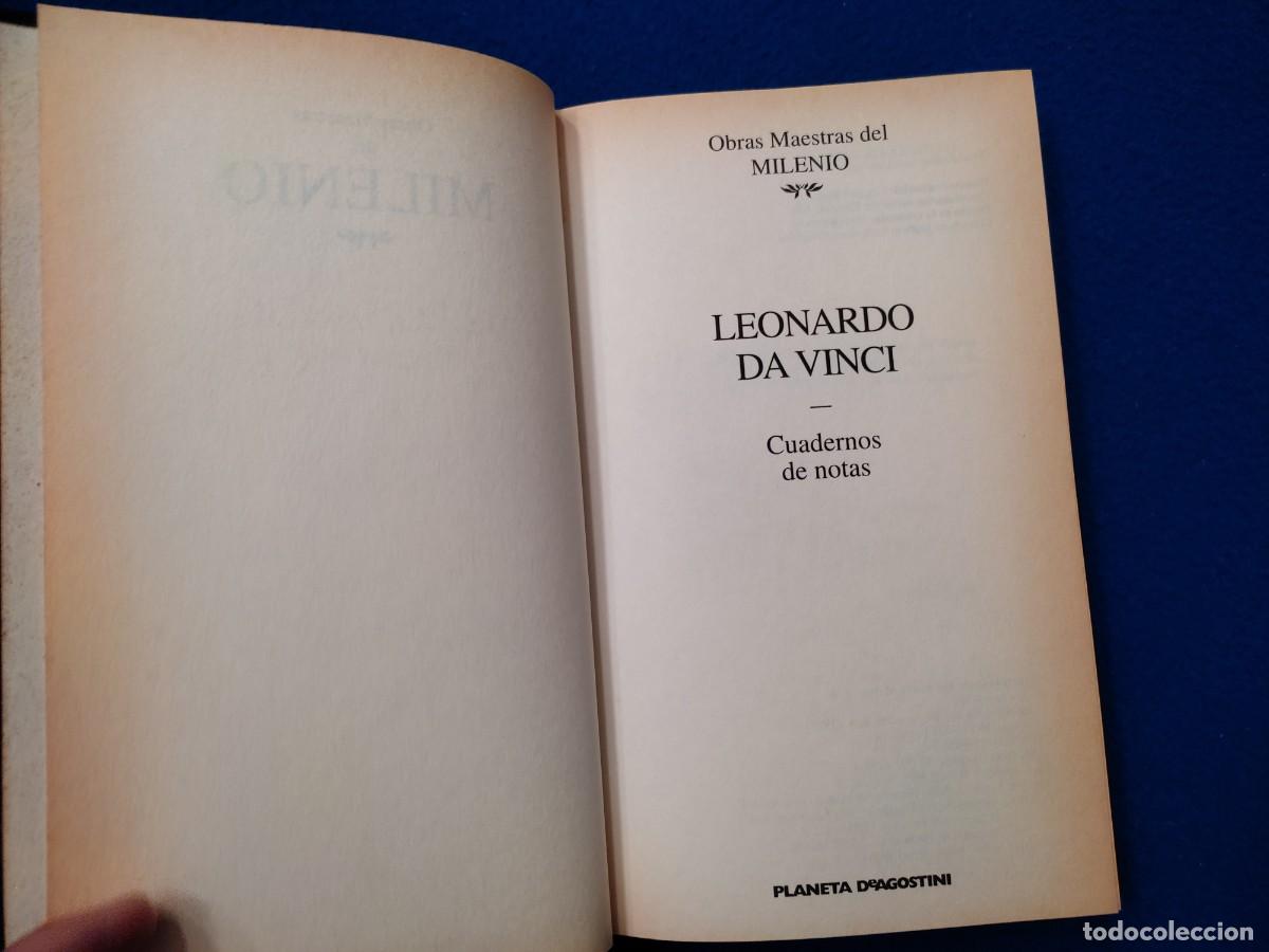 Libros de segunda mano: CUADERNOS DE NOTAS Leonardo da Vinci Ed. Planeta DeAgostini 1995 - Foto 4