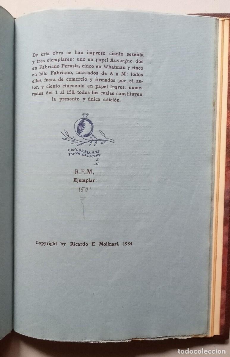 Libros de segunda mano: Ricardo Molinari - El Tabern&aacute;culo - Federico Garc&iacute;a Lorca - 1934 - - Foto 6