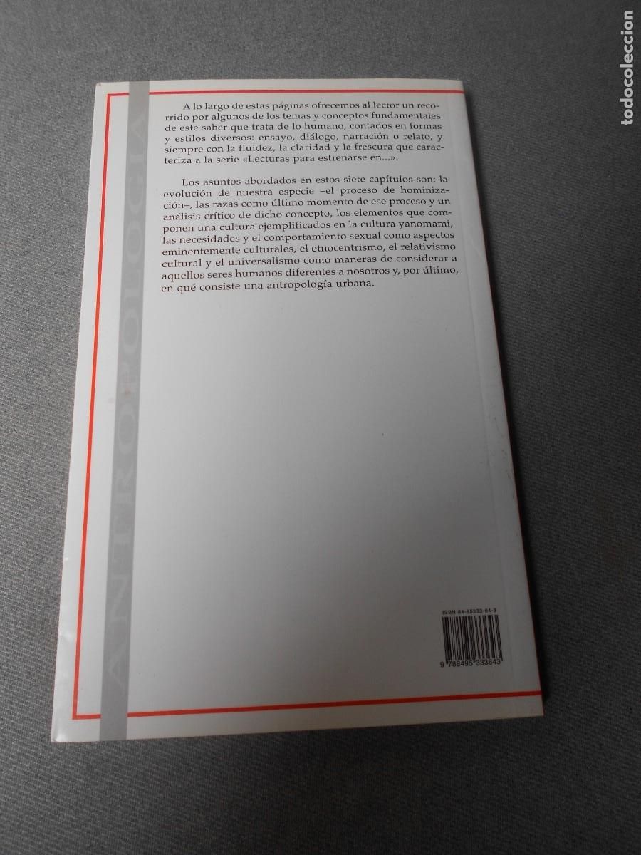 Libros de segunda mano: LECTURAS PARA ESTRENARSE EN ANTROPOLOGIA - Foto 5