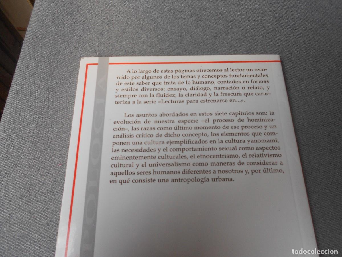 Libros de segunda mano: LECTURAS PARA ESTRENARSE EN ANTROPOLOGIA - Foto 6