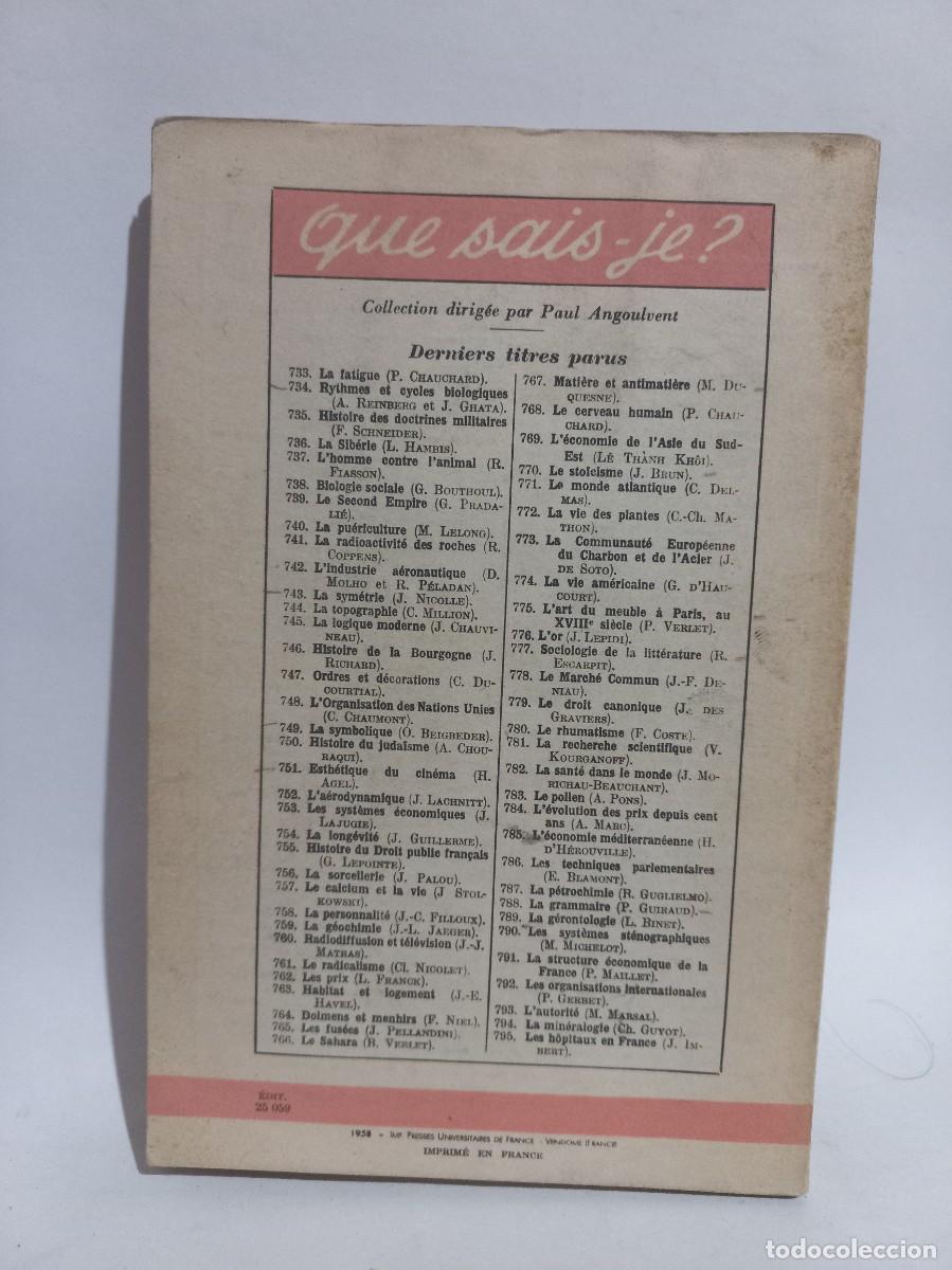 Libros de segunda mano: Paul Chauchard - Le Langage et La Pens&eacute;e - 1958 - Foto 3