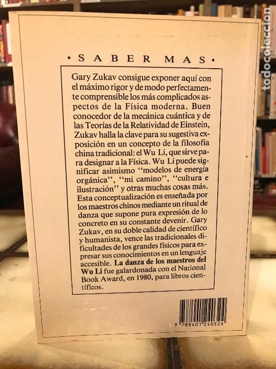 Libros de segunda mano: La danda de los maestros del Wu Li. Gary Zukav. - Foto 2