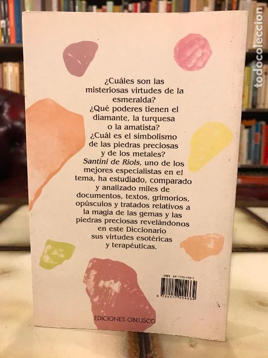 Libros de segunda mano: Diccionario de las piedras m&aacute;gicas. Santini de Riols. - Foto 2