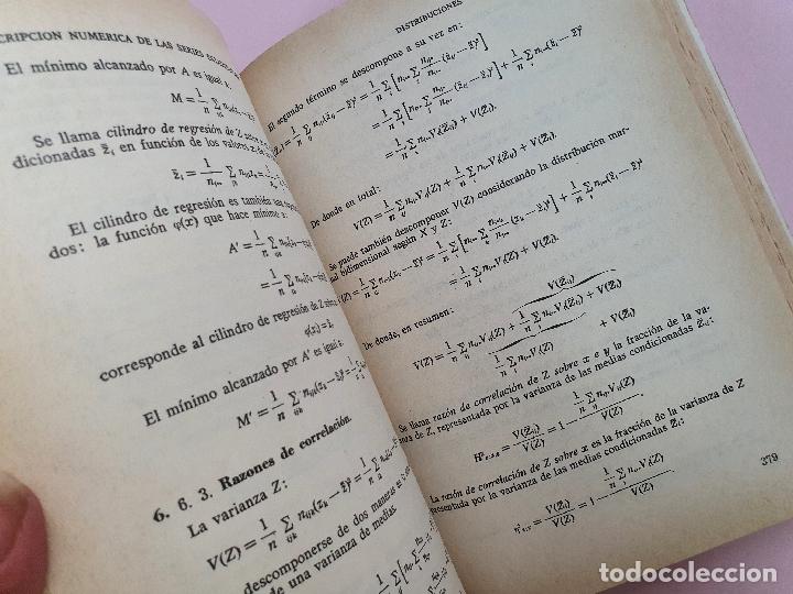 Libros de segunda mano: LIBRO-CURSO DE ESTADISTICA DESCRIPTIVA-G.GALOT-PARANINFO-MADRID 1965 - Foto 5